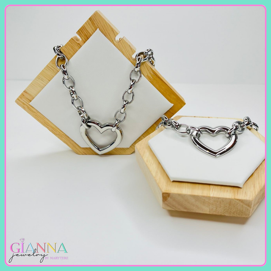 Heart Jewelry Set