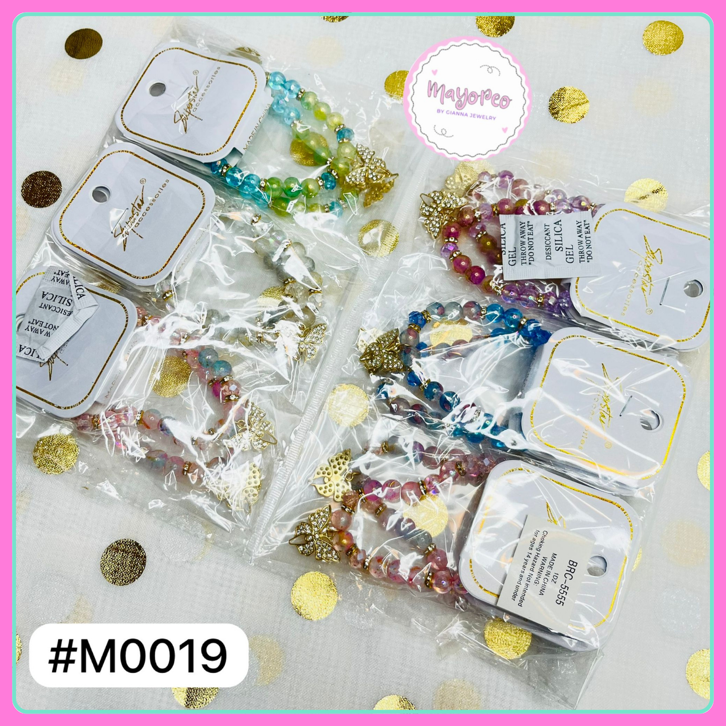 Pulseras de Mariposa M0019
