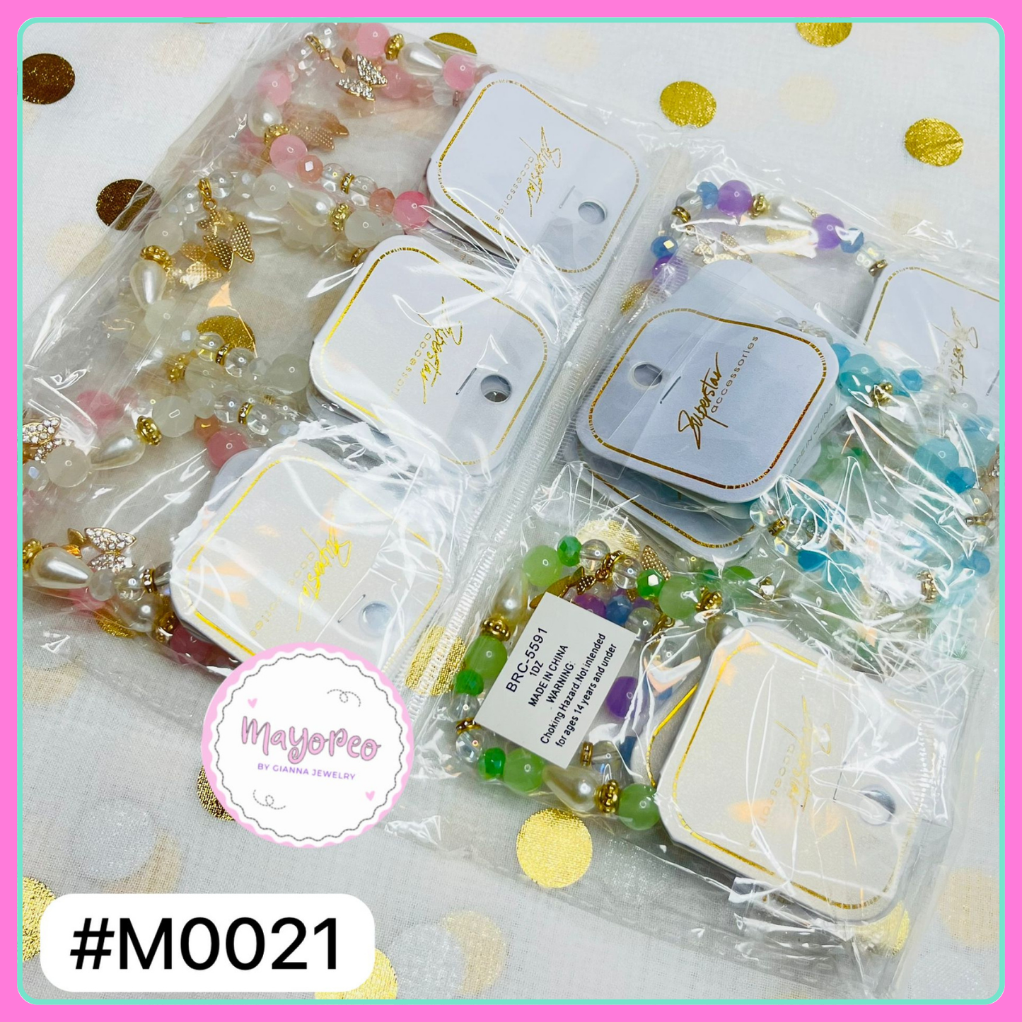 Pulseras de Mariposa - Estilo 2 M0021