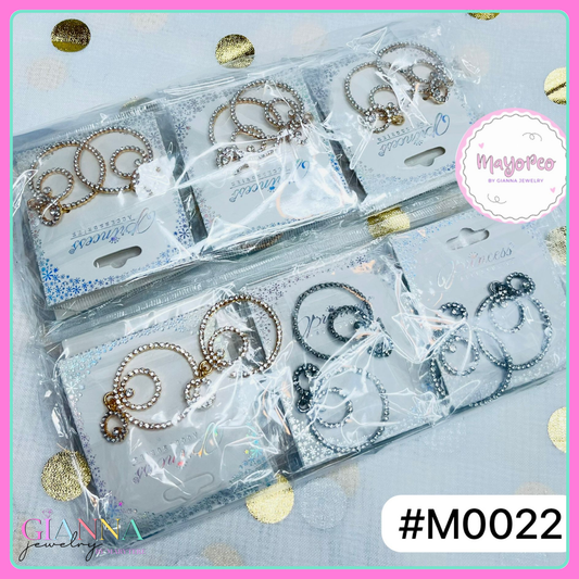 Doble Círculo - Aretes M0022