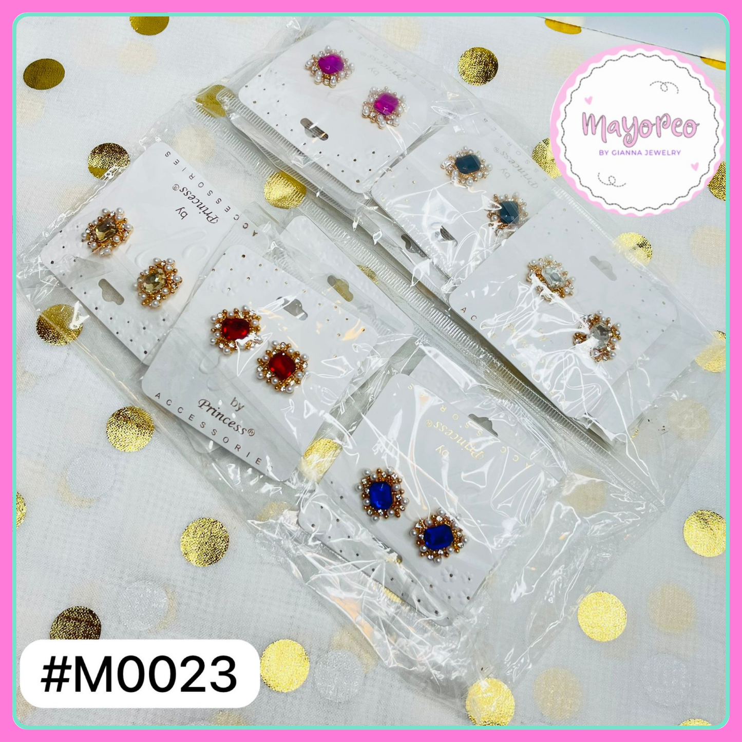 Rhinestone Cuadradas M0023