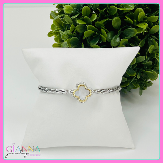 Pulsera de Trébol de Nácar