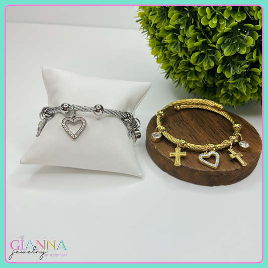 Heart Bangles