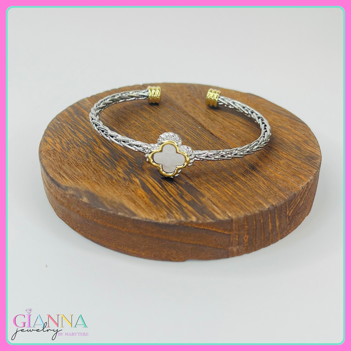 Pulsera de Trébol de Nácar