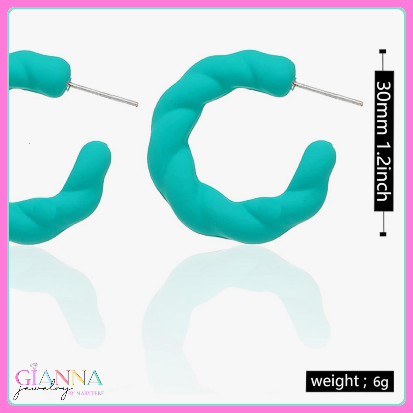 Twisted Rope Earrings M0039