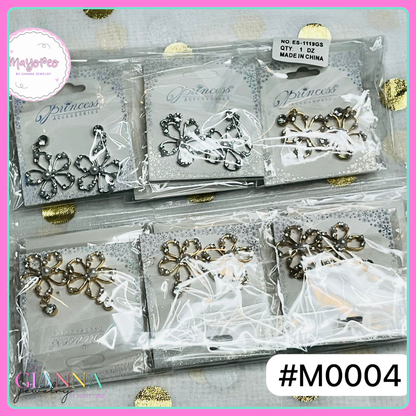 Aretes Flor M0004
