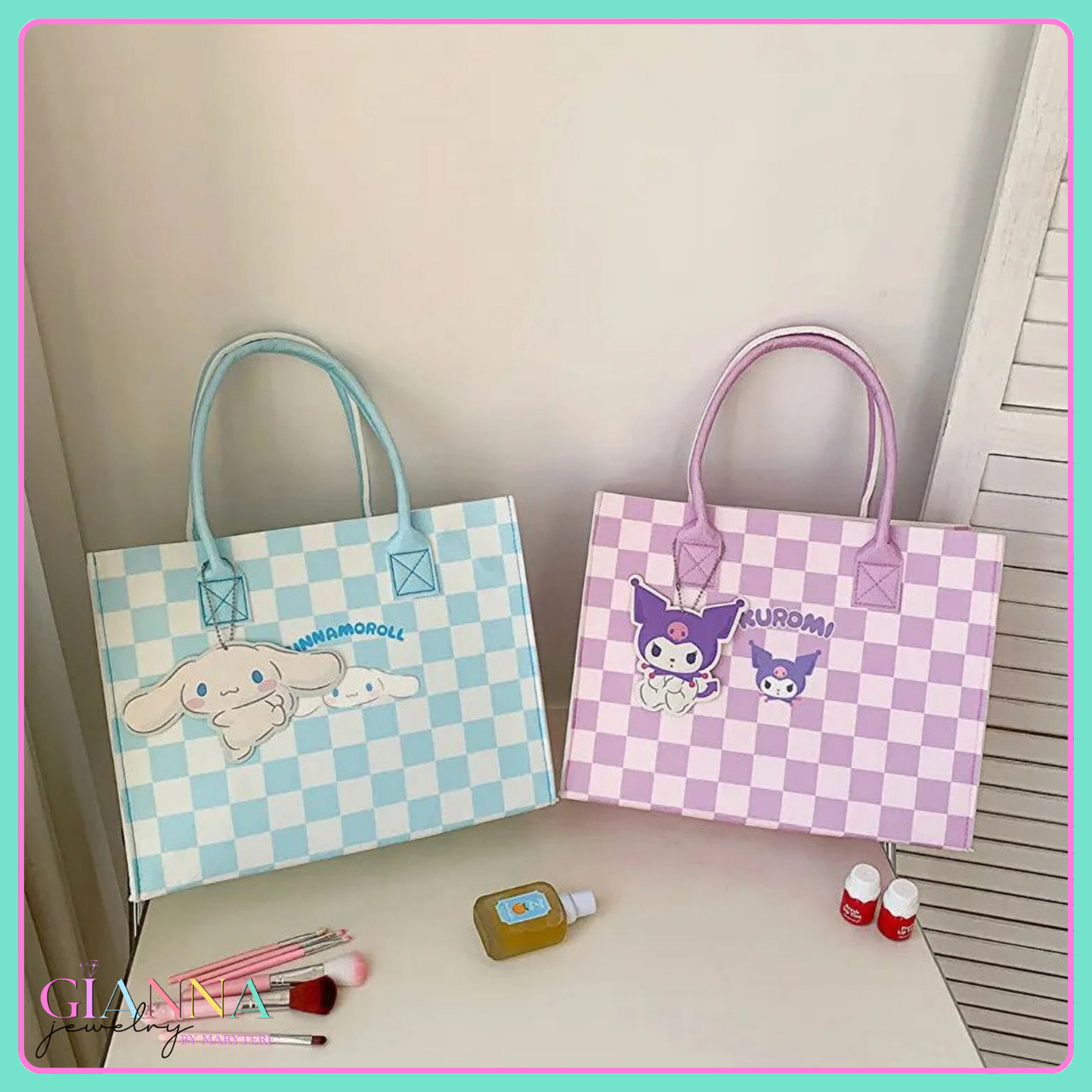 Women Sanrio Handbags Sanrio Handbag or Shoulder Bag - Kuromi / Cinnamoroll / My Melody