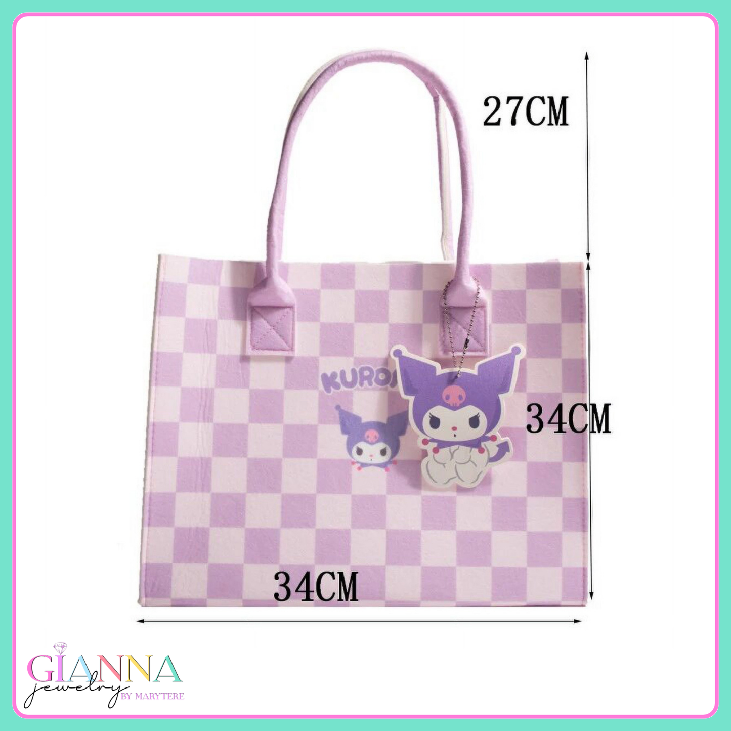 Women Sanrio Handbags Sanrio Handbag or Shoulder Bag - Kuromi / Cinnamoroll / My Melody