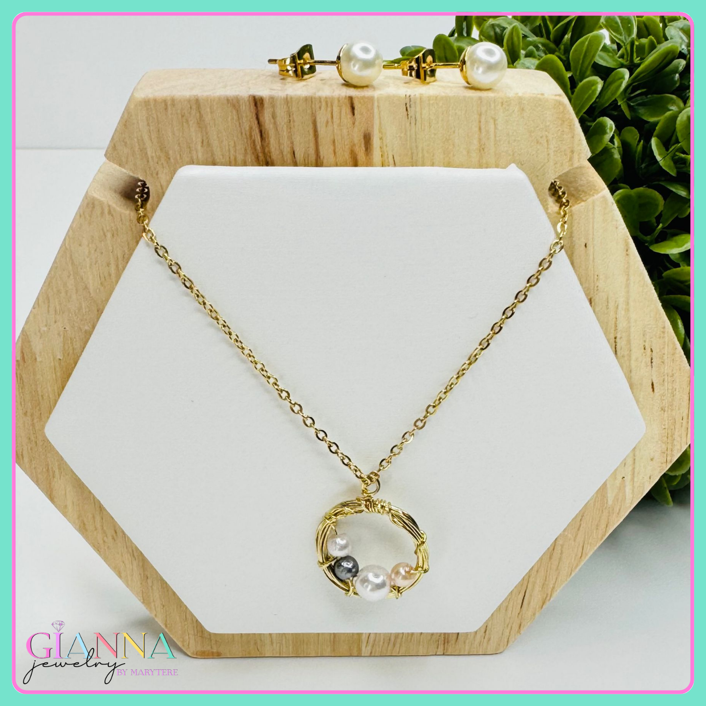 Multi-Color Pearl Jewelry Set