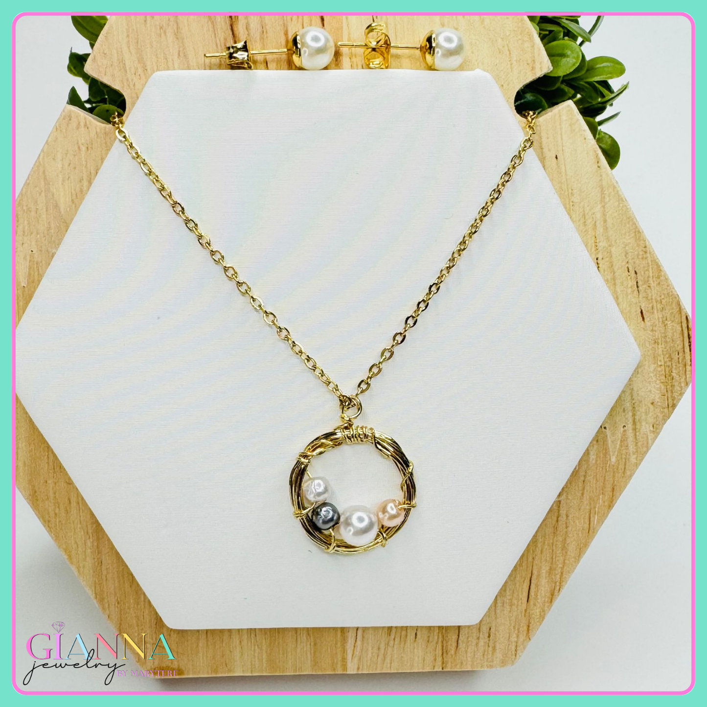 Multi-Color Pearl Jewelry Set